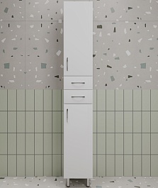 Style Line Шкаф пенал Эко Стандарт 30 белый – фотография-1